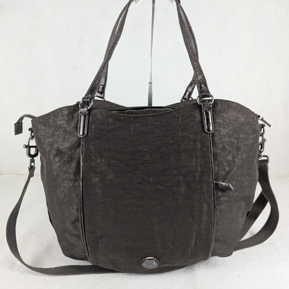 Kipling Large Shoulder Crossbody Bag Brown - Authentic - Made in China